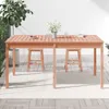 vidaXL Zahradní stůl 159,5x82,5x76 cm z masivního dřeva Náhled obrázku produktu 3
