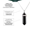 LAVISA Obelisk Edelsteinkette Silber, Anhänger, echte Produktbild-Vorschau 3