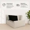 VENASI VANESSA Boxspringbett 140x200 mit 2 Bettkasten H2/H3 Produktbild-Vorschau 12