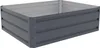 A dark gray metal raised garden bed is shown from a slightly elevated angle against a white background. Anteprima dell’immagine prodotto