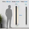 MasterLED LED Außenwandleuchte IP65 150cm Schwarz, Moderne Produktbild-Vorschau 4