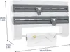 4-In-1 Wandrollenhalter Gewürzregal Küchenrollenhalter Produktbild-Vorschau 2