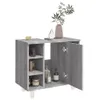 vidaXL Badschrank Grau Sonoma 60x32x53,5 cm Holzwerkstoff - Produktbild-Vorschau 5