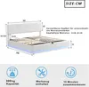 Flieks Hydraulisches Boxspringbett 180x200cm, Polsterbett Produktbild-Vorschau 7