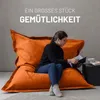Lumaland XXL Microvelours Sitzsack - 380L - 140 x 180 cm - Produktbild-Vorschau 5