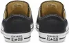 The back view of a pair of black Converse All Star sneakers. Voir les images du produit