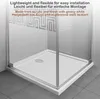 Aquamarin® Duschwanne - 90x70 cm, Superflach, Niedrig, Produktbild-Vorschau 3