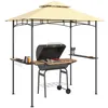 Outsunny gazebo barbecue con LED 240 x 150 x 258 cm gazebo Anteprima dell’immagine prodotto 1