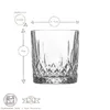 Sklenice LAV Odin, sklenena, na whisky, 330 ml, 84x91 mm, Náhled obrázku produktu 5