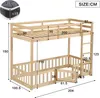 Flieks Kinderbett Etagenbett 90*200cm mit Rausfallschutz, Produktbild-Vorschau 7