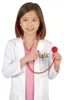Arzt-Kinderkostüm Chefärztin weiss-rosa - 110-122 (4-6 Produktbild-Vorschau 4
