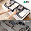 Aufbewahrungsbox Set aus Vliesstoff – faltbarer Schubladen Produktbild-Vorschau 4