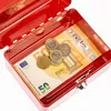 Geldkassette mit Münzeinsatz 15 x 12 x 8 cm  HMF 10215 Rot Produktbild-Vorschau