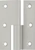 Möbelband Kröpfung B, Zylinderkopf links, 50x40 mm, Messing Produktbild-Vorschau 1