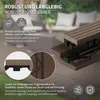 ML-Design WPC Abschlussleiste gerade Dunkelbraun für Produktbild-Vorschau 3
