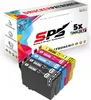 5x Multipack Set Kompatibel für Epson Workforce WF 2965 DWF Produktbild-Vorschau 1