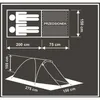 2-Personen-Zelt TRIP 275x150x105 cm – Leichtes Campingzelt Produktbild-Vorschau 7