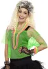 80's Visnet T-Shirt Top Neon Groen S-M Produktbild-Vorschau 1