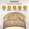 Monzana Lampada da Soffitto Plafoniera Tessuto Ø 38cm Anteprima dell’immagine prodotto 6