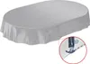 Tischdecke Wachstuch Einfarbig Grau Robust Wasserabweisend Produktbild-Vorschau 2