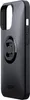 A black phone case with a circular mounting system in the center. Voir les images du produit