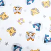 A repeating pattern of cartoon characters from Winnie the Pooh on a white background. Anteprima dell’immagine prodotto