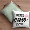 Trendation - Beste Oma Der Welt Geschenk Deko-Kissen mit Produktbild-Vorschau 4