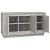 vidaXL Sideboard gris béton 102x35x55 cm Bois composite Voir les images du produit 6