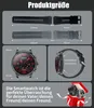 Herren Smartwatch mit Telefonfunktion 1.85" HD Display 710 Produktbild-Vorschau 3