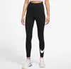 Nike W Nsw Nk Clsc Gx Hr Tght Swsh Black/White M Produktbild-Vorschau 13