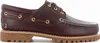 A side view of a burgundy leather boat shoe with a thick lug sole. Anteprima dell’immagine prodotto