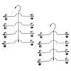 Two multi-tiered hangers with clips for clothes, presented against a white background. Produktbild-Vorschau