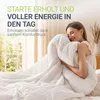 Juskys Gewichtsdecke 135x200 – weiß, schwere Therapiedecke Produktbild-Vorschau 6