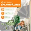 KESSER® Balkonfächer klappbar mit Wandhalterung | 140x140cm Produktbild-Vorschau 2