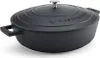 Rondel niski, odlew aluminiowy, 32 CM, 5 L, czarny - Podgląd zdjęcia produktu 2