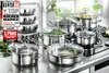 Karcher Kochtopfset JASMIN, 20-tlg., Edelstahl Produktbild-Vorschau 2
