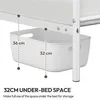 Yaheetech Metallbett Bettgestell mit Kreuzdesign Kopfteil, Produktbild-Vorschau 5