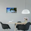Wanduhr aus Glas – 60x30 cm - Glasbild - Glasuhr - Produktbild-Vorschau 3
