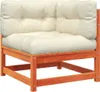 vidaXL Gartensofa mit Kissen 2-Sitzer Wachsbraun Massivholz Produktbild-Vorschau 6