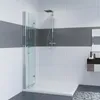 IMPTS Duschwand 90 x 195 cm Walk in Dusche Falttür Produktbild-Vorschau 2