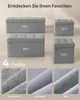SONGMICS 41 cm Sitzbank mit Stauraum, klappbare Sitztruhe, Produktbild-Vorschau 4
