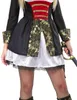 Elegante Korsaren Damen-Verkleidung schwarz-weiß - M Produktbild-Vorschau 5