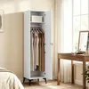 Armoire étroite avec porte, tringle à vêtements et Voir les images du produit 11