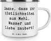 Mr. & Mrs. Panda Emaille Becher Spruch Bäcker-Dank - Weiß - Produktbild-Vorschau 3