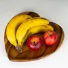 Holzschale Akazie 30cm Herz Teller Snackschale Schale Produktbild-Vorschau 5