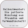 Mr. & Mrs. Panda Tischschoner Spruch Halbschwester Glück - Produktbild-Vorschau 1
