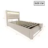 Flieks Polsterbett 90x200cm mit Ladefunktion (USB & Produktbild-Vorschau 6