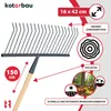 KOTARBAU® Laubfeger Gartenrechen aus Draht 420 mm mit Produktbild-Vorschau 5