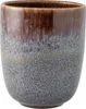 Kaffeebecher - 400 ml - Beige - Grau - Steingut - mit Produktbild-Vorschau 1