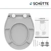 SCHÜTTE WC Sitz Duroplast SLIM GREY, Toilettendeckel mit Produktbild-Vorschau 6
